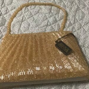 Chic Gold Women's Clutch 7 x 41/2 NWT
